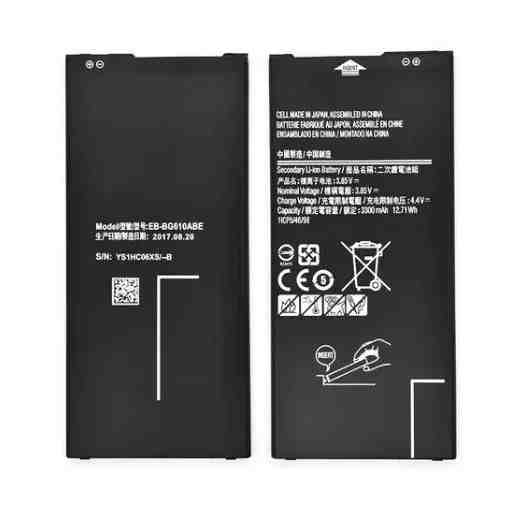 BATERIA SAMSUNG J7 PRIME-J4 CORE-J6 PLUS EB-BG610 GENERICA